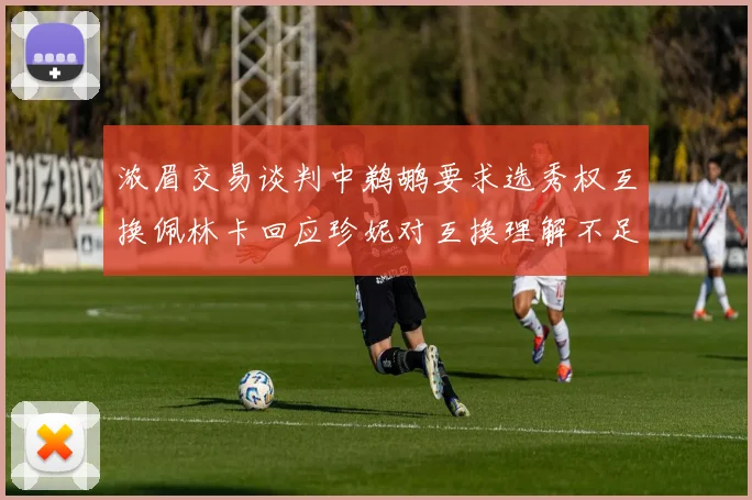 浓眉交易谈判中鹈鹕要求选秀权互换佩林卡回应珍妮对互换理解不足