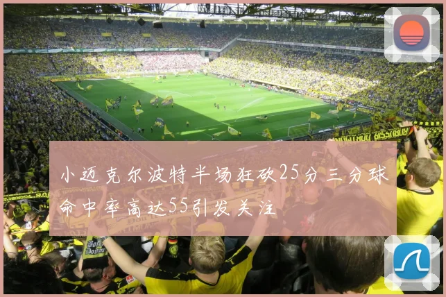 小迈克尔波特半场狂砍25分三分球命中率高达55引发关注