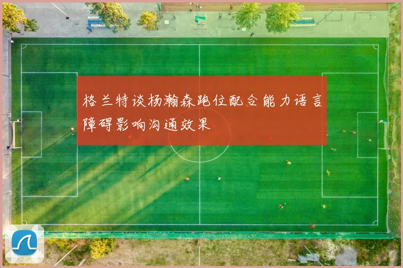 格兰特谈杨瀚森跑位配合能力语言障碍影响沟通效果